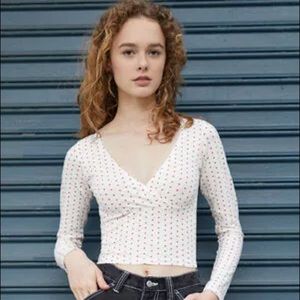 Brand new long sleeve amara heart top